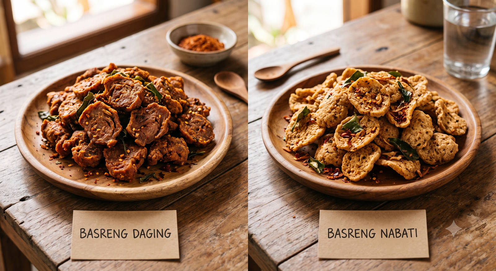 Perbedaan Basreng Daging vs Basreng Nabati Puput Camilan